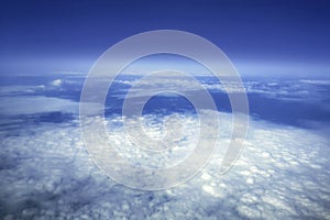 Sky Above the Clouds,Â Cloudscape background, Blue Sky and Fluffy Clouds